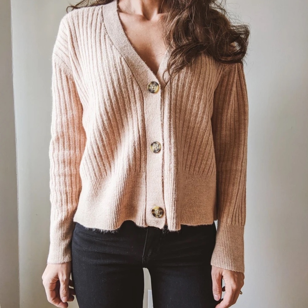 NWT! - Black Tape | Button Down Oversize Cardigan